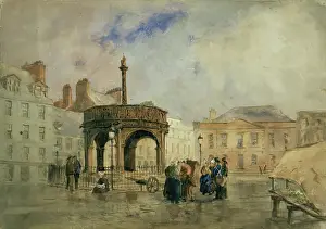 Aberdeen Prints: The Mercat Cross, Aberdeen, 1875-1899. Creator: Unknown