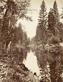 Merced River, Yosemite, ca. 1872, printed ca. 1876. Creator: Attributed to Carleton E