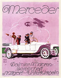 Hohlwein Prints: Mercedes, 1914. Artist: Hohlwein, Ludwig (1874-1949)