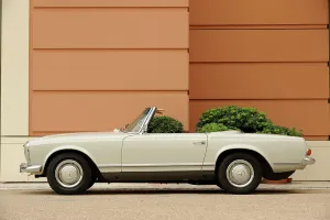 Mercedes Benz 230sl 1963 Prints: Mercedes Benz 230SL 1963. Artist: Simon Clay