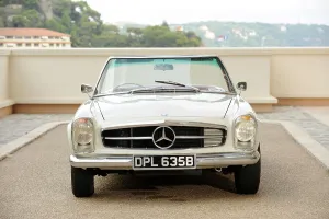 Mercedes Benz 230sl 1963 Prints: Mercedes Benz 230SL 1963. Artist: Simon Clay
