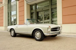 Mercedes Benz 230sl 1963 Prints: Mercedes Benz 230SL 1963. Artist: Simon Clay