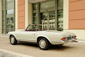 Mercedes Benz 230sl 1963 Prints: Mercedes Benz 230SL 1963. Artist: Simon Clay