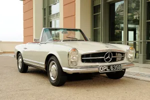 Mercedes Benz 230SL 1963. Artist: Simon Clay