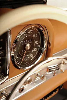 Mercedes Benz 300 SL roadster 1958. Artist: Simon Clay