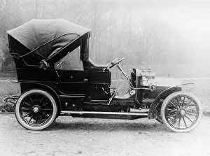 Veteran Car Prints: Mercedes car, (c1900s?)