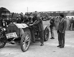 Barc Gallery: Mercedes, winner of the 1906 Ballinaslaughter Hill Climb, Old Crocks Race, Brooklands, 1931