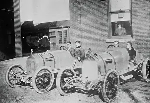 Drivers Prints: Mercer Racers, between c1910 and c1915. Creator: Bain News Service