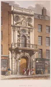 George Shepherd Prints: Mercers Hall, London, 1815