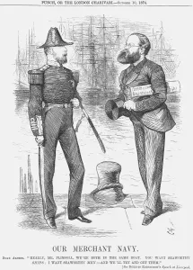 Alfred Ernest Albert Wettin Collection: Our Merchant Navy, 1874. Artist: Joseph Swain