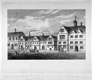 Almshouse Gallery: Merchant Taylors Hall, City of London, 1817