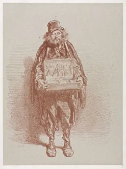 Paul Gavarni French Prints: Mercier Ambulant. Creator: Paul Gavarni (French, 1804-1866)