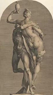 Adriaen Collaert Gallery: Mercury Abducting Psyche, ca. 1622. Creator: Adriaen Collaert