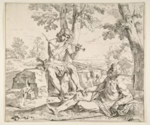 Giant Collection: Mercury and Argus, ca. 1630-1648. Creator: Simone Cantarini