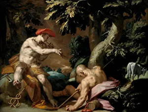 Mercury, Argus and Io, ca 1592. Artist: Bloemaert, Abraham (1566-1651) Mercury, Argus and Io, ca 1592. Artist: Bloemaert, Abraham (1566-1651)