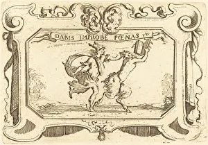 Stefano Della Bella Collection: Mercury Chasing a Satyr Holding a Book. Creator: Stefano della Bella
