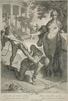 Mercury Prints: Mercury Conquered by Love, 17th century. Creator: Lucas Kilian