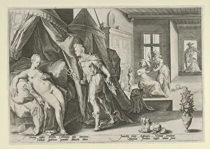 Caduceus Prints: Mercury Entering Herse's Room After Changing Agraulos to Stone