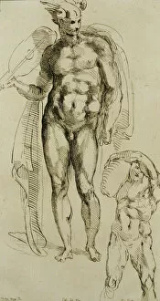 Caylus Gallery: Mercury, mid-18th century. Creator: Caylus, Anne-Claude-Philippe de