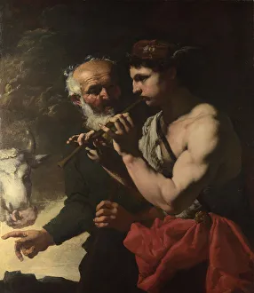 Argus Prints: Mercury piping to Argus, 1655-1657. Artist: Loth, Johann Karl (1632-1698)