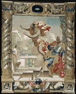 Mercury tells Aeneas to Leave Carthage, 1679. Creator: Giovanni Francesco Romanelli (Italian