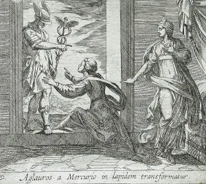 Caduceus Prints: Mercury Turning Aglauros to Stone