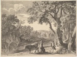 Transformation Prints: Mercury Turning Battus to Stone. Creator: Herman van Swanevelt