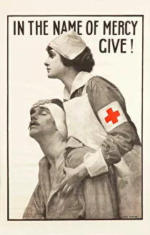 Political Agitation Prints: In the Name of Mercy Give!, 1917. Creator: Herter; Albert (1871-1950)