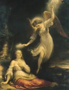 Ecstasy Prints: Mercys Dream, 1858. Creator: Daniel Huntington
