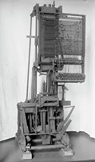 Type Prints: Mergenthaler, Ottmar, 2nd Linotype Machine with Band