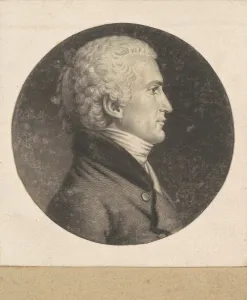 Charles B J Fevret Prints: Meriwether Lewis, 1802. Creator: Charles Balthazar Julien Fevret de Saint-Memin