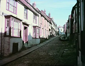 Cobbled Prints: Mermaid Row, Rye, Sussex, c1955. Creator: Arthur Charles Kirby Ware