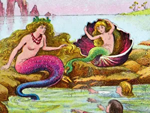 Barrie Gallery: The mermaids, c1905