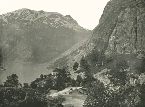 Poulton And Co Prints: Merok, on the Geirangerfjord, Norway, 1895. Creator: Poulton & Co