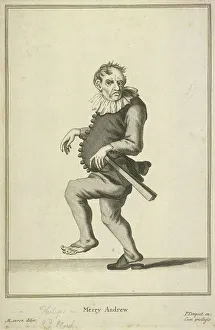 Marcellus Laroon Prints: Merry Andrew, possibly a jester or fool, Cries of London, (c1688?)