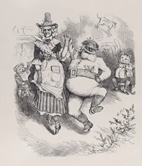 Images Dated 29th September 2020: A Merry Christmas, January 3, 1880. January 3, 1880. Creator: Thomas Nast