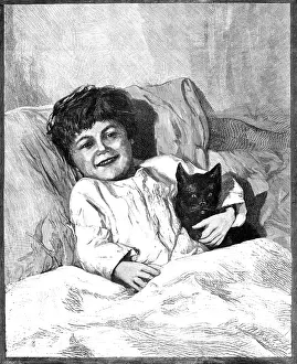 Eugene Froment Delormel Prints: A Merry Christmas To You! from a photograph by J. Thomson, 1883. Creator: Eugene Froment