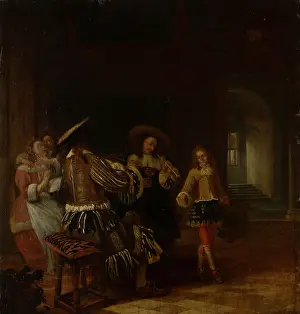 Happy Prints: Merry Company, c1680. Creator: Monogrammist HVB
