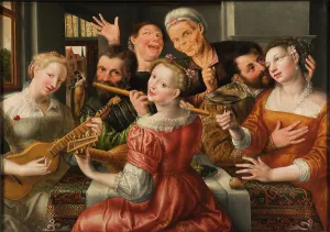 Merry Prints: A Merry Company. Creator: Jan Massys