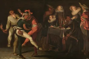 Lutenist Prints: Merry Company. Creator: Pieter Jansz. Quast