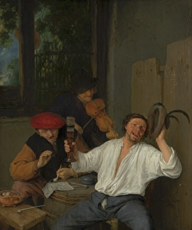 Ostade Adriaen Van Prints: The Merry Drinkers. Creator: Adriaen van Ostade