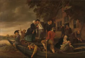 Jan Havickszoon Steen Prints: The merry homecoming, 1670-1679. Creator: Jan Steen