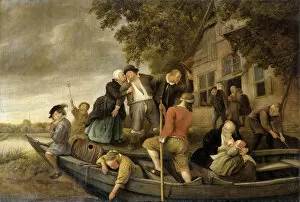Steen Gallery: The Merry Homecoming, 1679. Artist: Steen, Jan Havicksz (1626-1679)