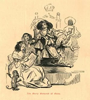 The Comic History Of England Gallery: The Merry Monarch at Home, 1897. Creator: John Leech