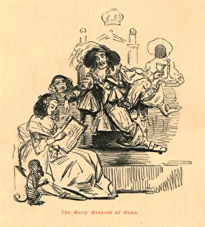 Gilbert Abbott A Gallery: The Merry Monarch at Home, 1897. Creator: John Leech