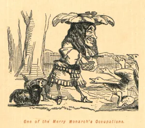 Gilbert Abbott A Gallery: One of the Merry Monarchs Occupations, 1897. Creator: John Leech