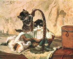 Cute Gallery: A Merry Party, 1892, (c1902). Creator: Unknown