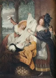 Playfight Gallery: Merry Wives of Windsor: Act III, Scene III, c18th century. Artist: IP Simon
