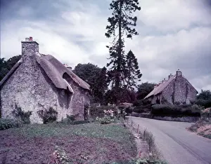 Cottages Prints: Merthyr Mawr, Glamorgan, c1955. Creator: Arthur Charles Kirby Ware