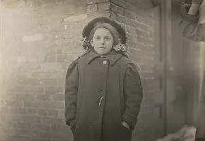 Portraiture Prints: Mery Horn, a hunchback condition aggravated by the heavy load of papers she carried
